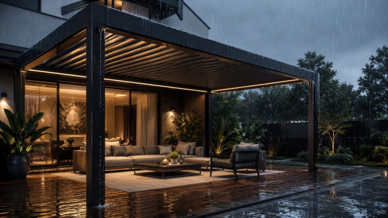 Pergola Su Geçirir mi?