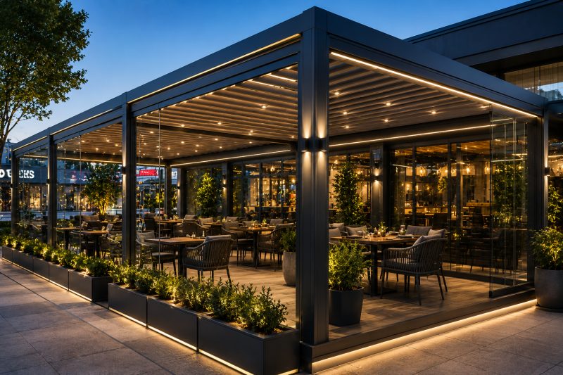 Ticari Pergola Sistemleri